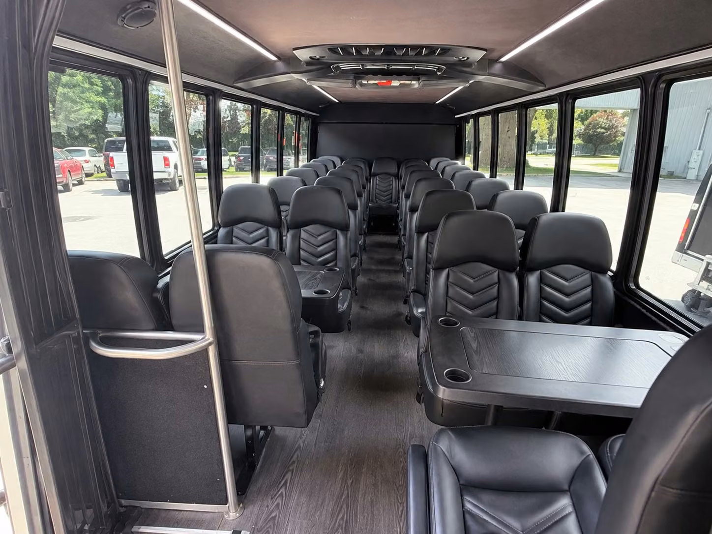 18 passenger minibus interior
