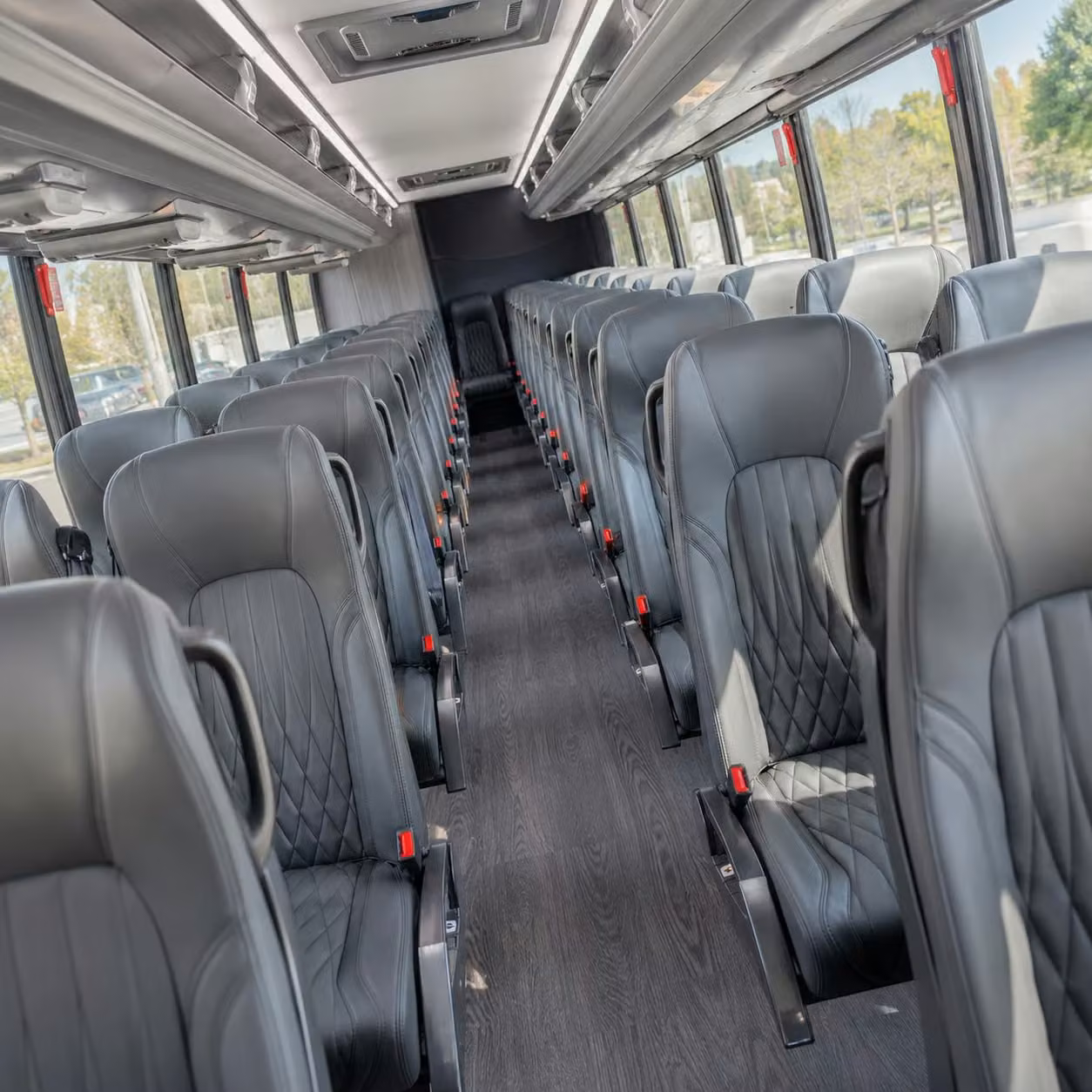 25 passenger minibus inside