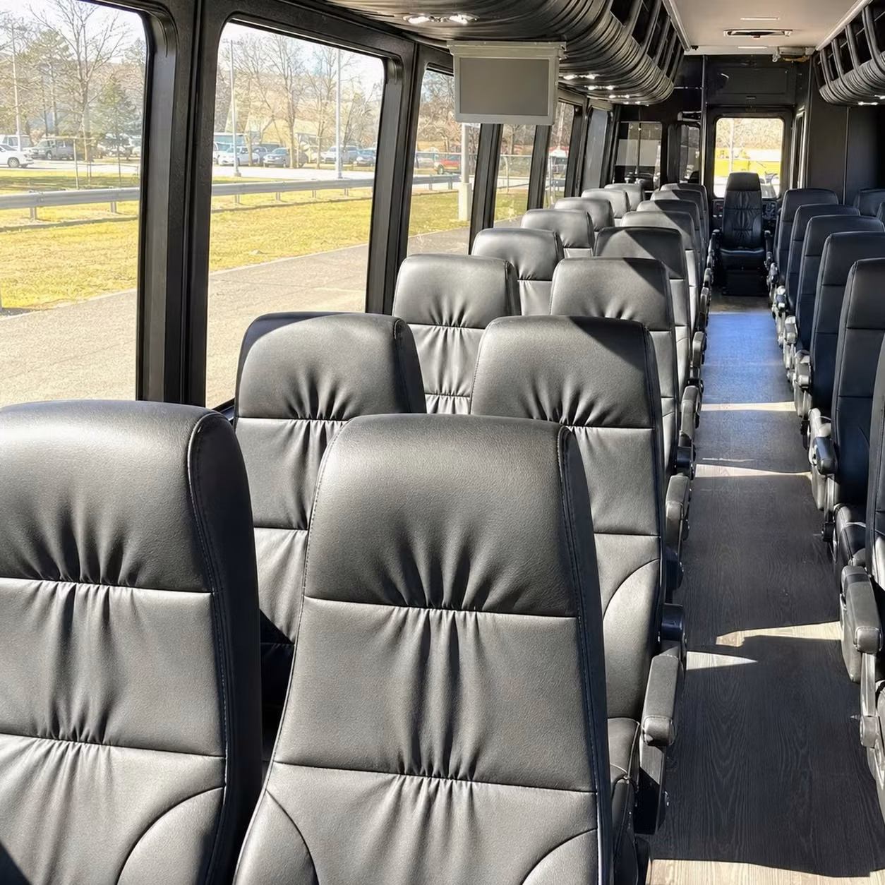 30 passenger minibus inside