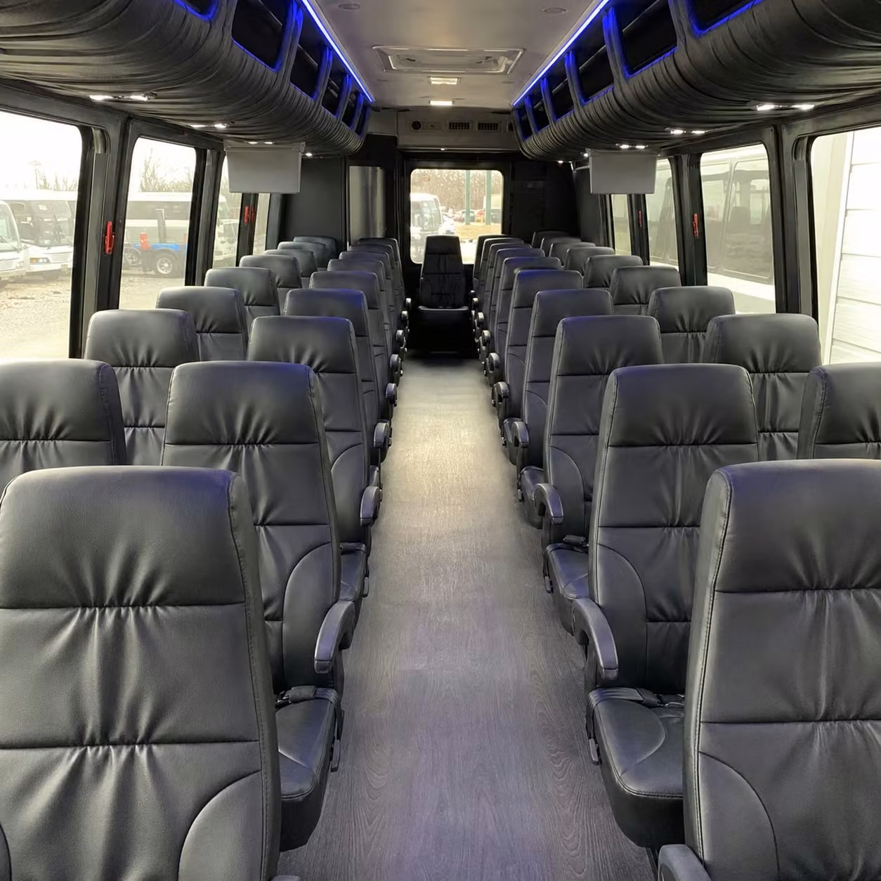 30 passenger minibus interior