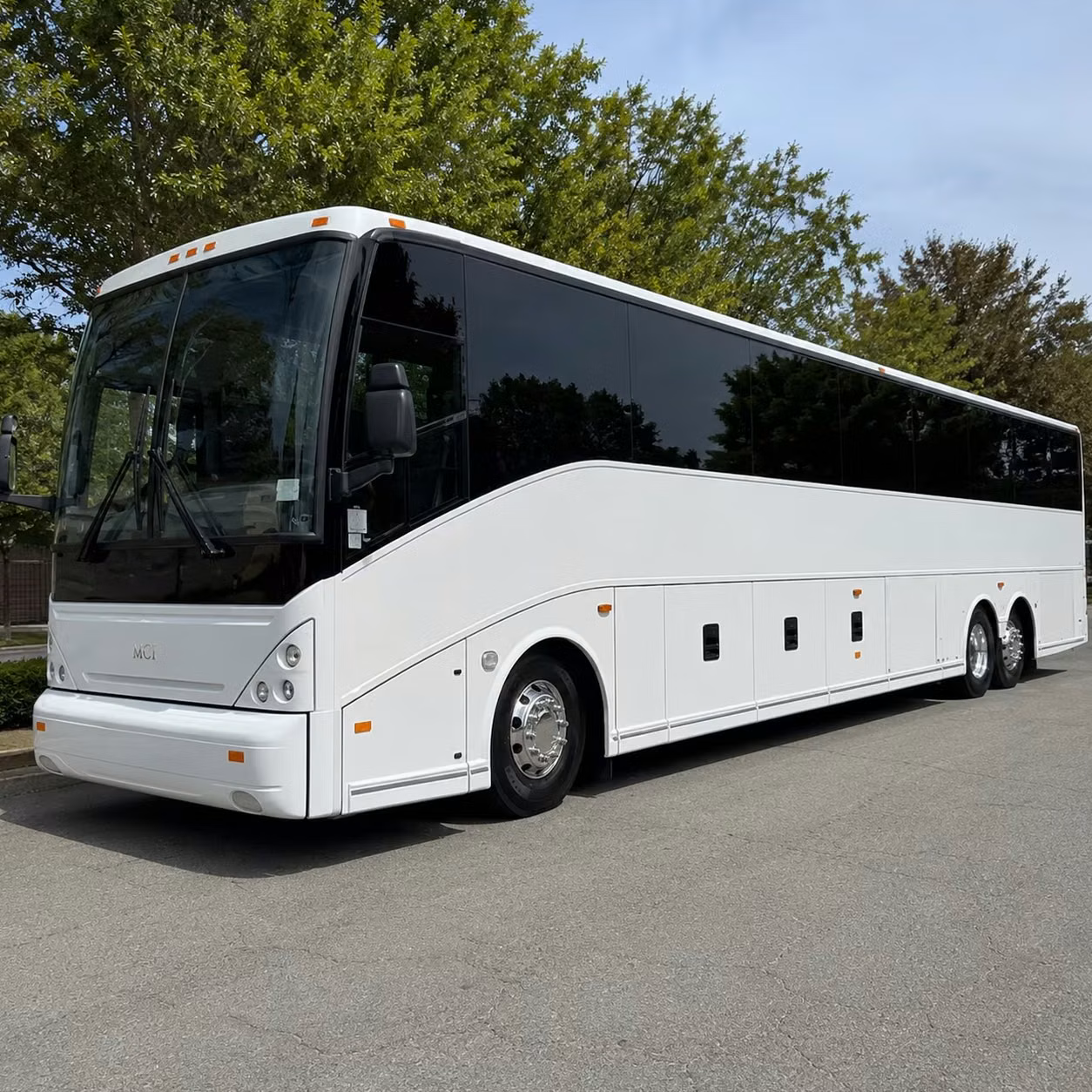 corporate group flights out of pomona a charter bus handles the logistics