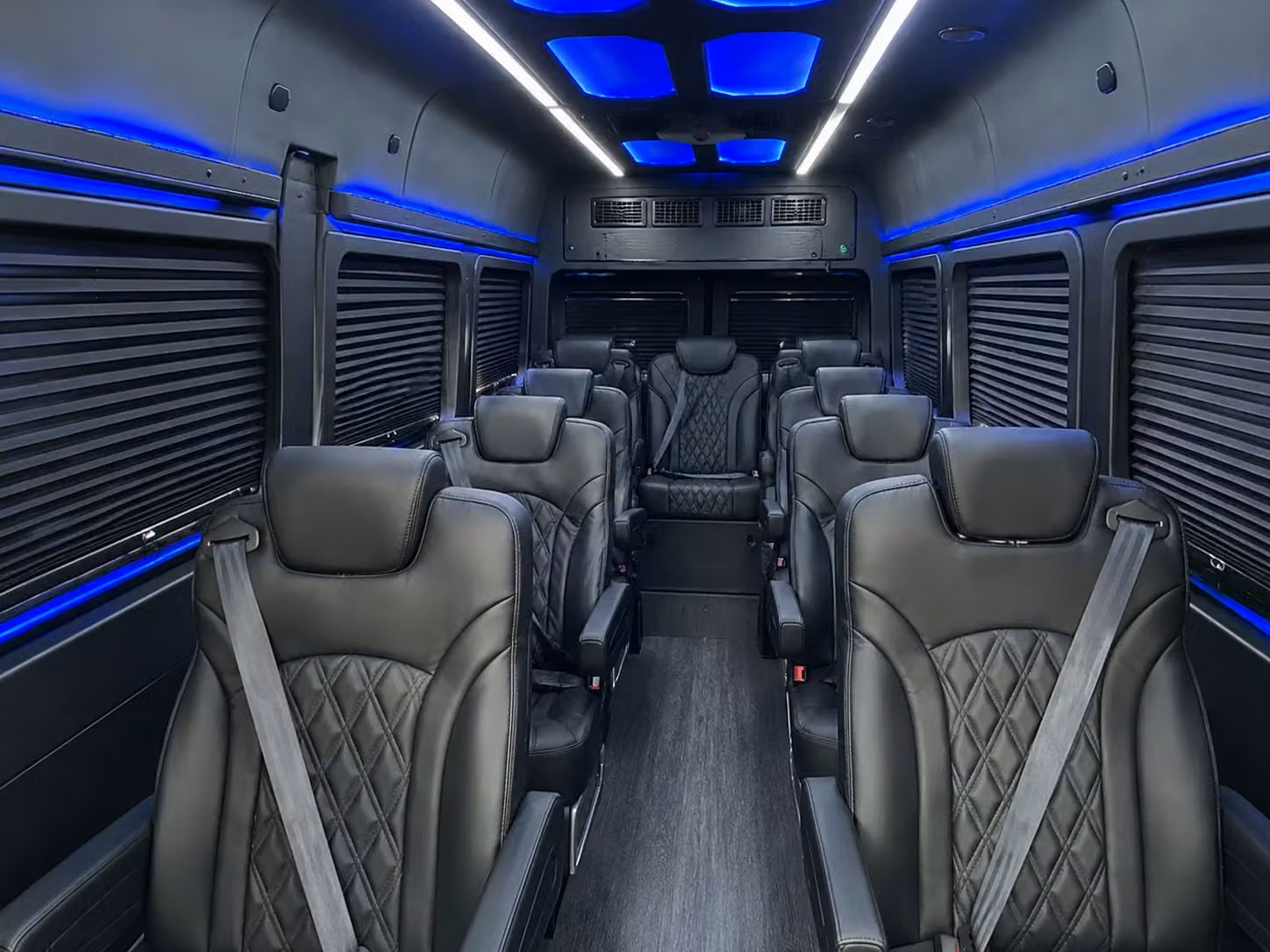 sprinter van with driver inside