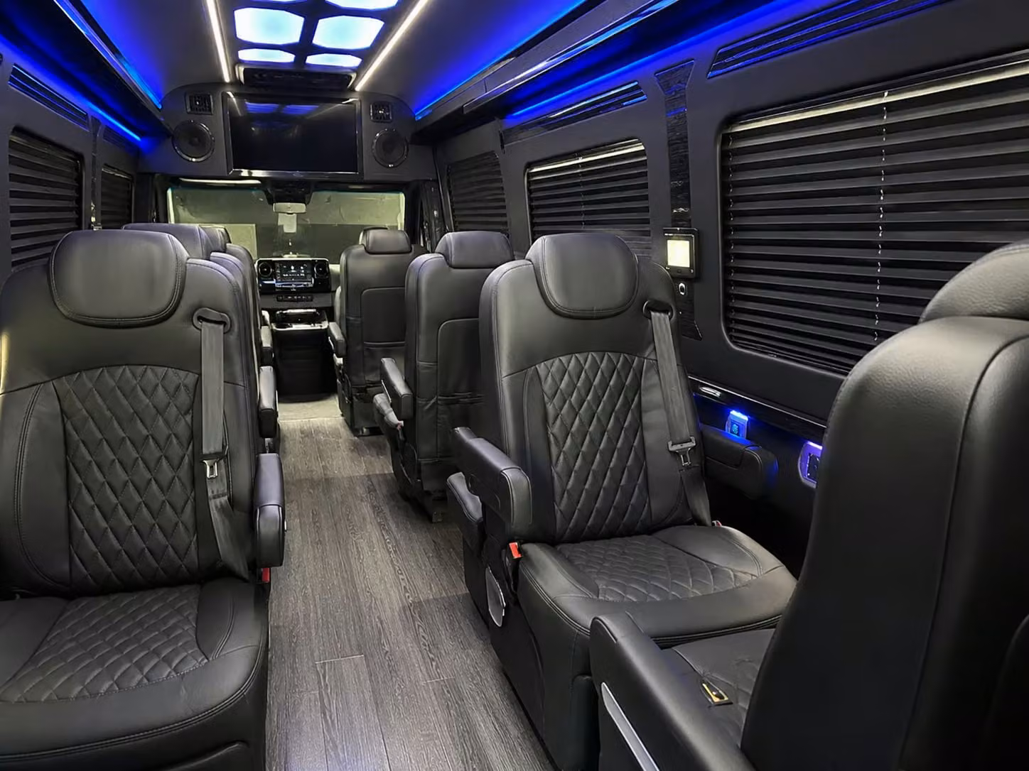sprinter van with driver interior
